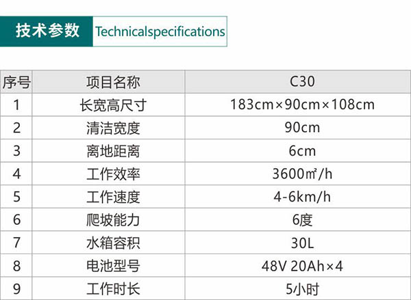 电动米林尘推车C30